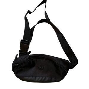 Adidas Unisex Black‎ Waist Bag Recycled Soft Adjustable Sporty Athletic Running